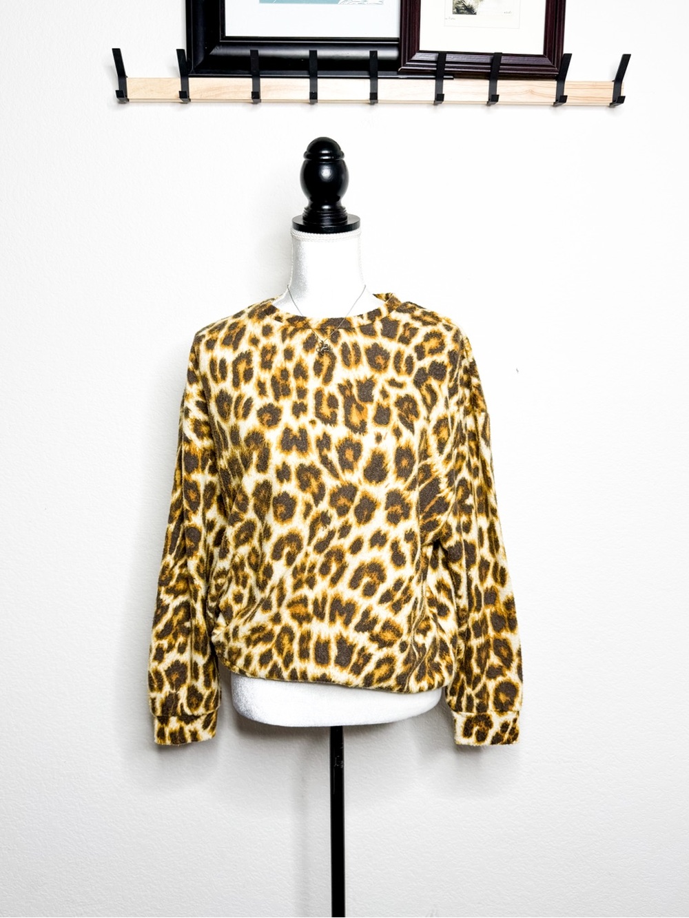 Zara Trafaluc Leopard Print Ultra Soft Sweater Size S